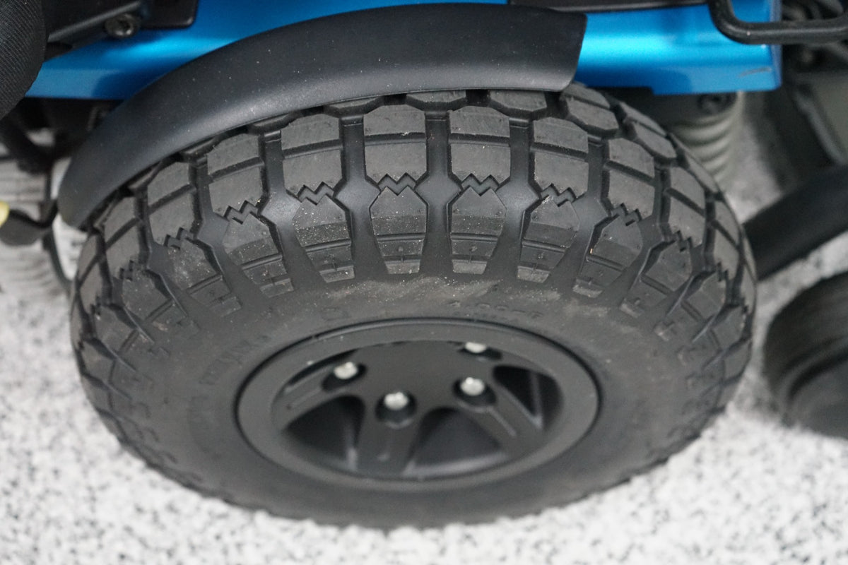 Quantum Q6 Edge Power Wheelchair Large Knobby Tires - 7486