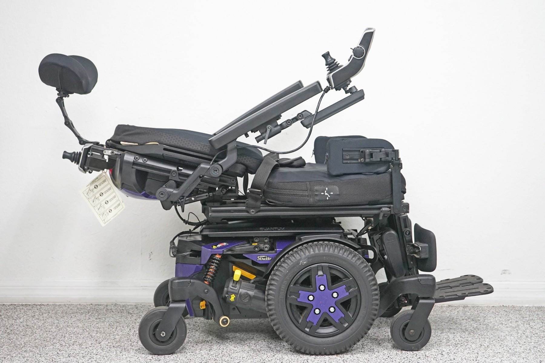 Quantum Edge 3 Stretto Power Wheelchair Tilt, Recline & Legs - 7485
