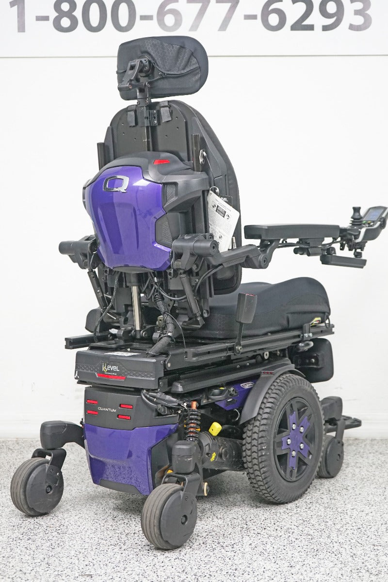 Quantum Edge 3 Stretto Power Wheelchair 12" iLevel Seat Lift, Tilt, Recline & Legs - 7466