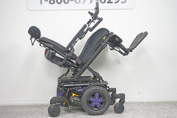 Quantum Edge 3 Stretto Power Wheelchair 12" iLevel Seat Lift, Tilt, Recline & Legs - 7466