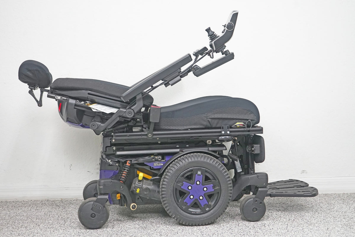 Quantum Edge 3 Stretto Power Wheelchair 12" iLevel Seat Lift, Tilt, Recline & Legs - 7466