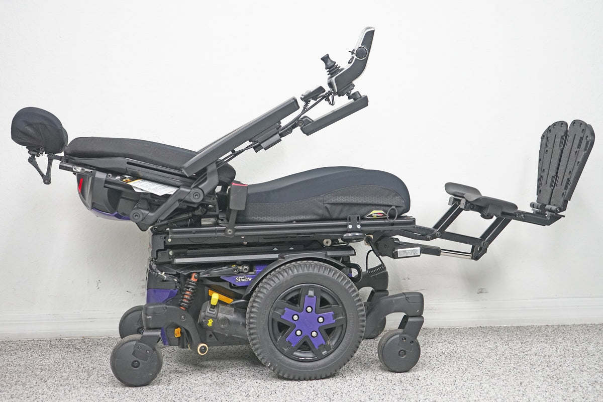 Quantum Edge 3 Stretto Power Wheelchair 12" iLevel Seat Lift, Tilt, Recline & Legs - 7466