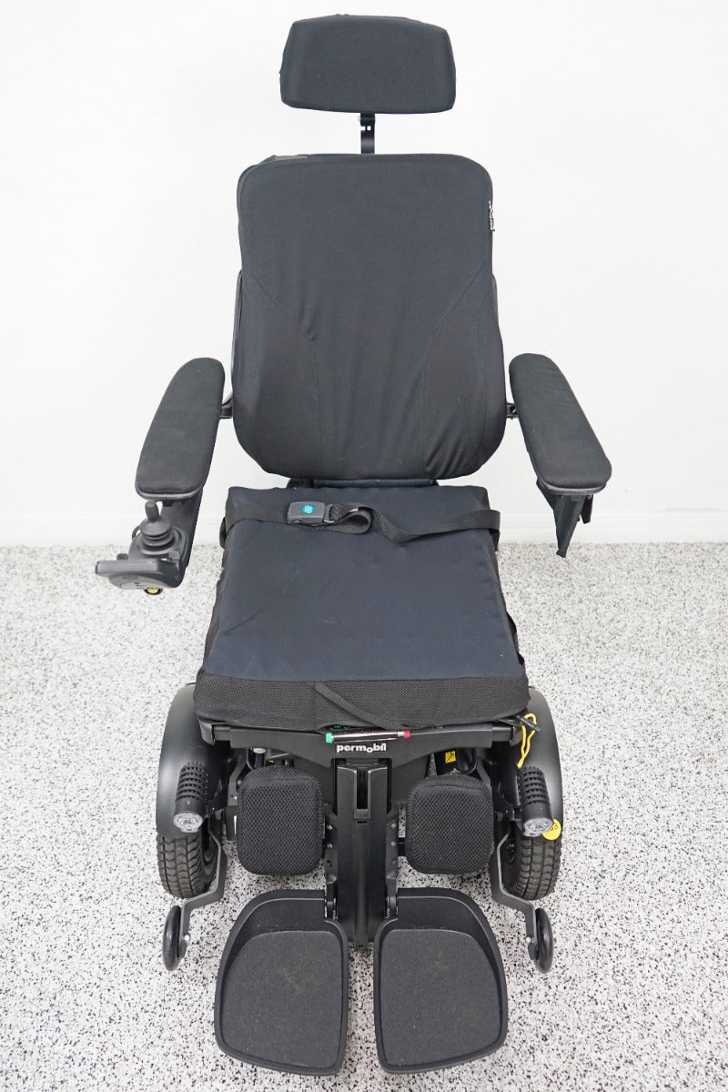 Permobil F5 Power Wheelchair w 14" Seat Lift, Tilt, Recline, Legs & Anterior Tilt - 5633
