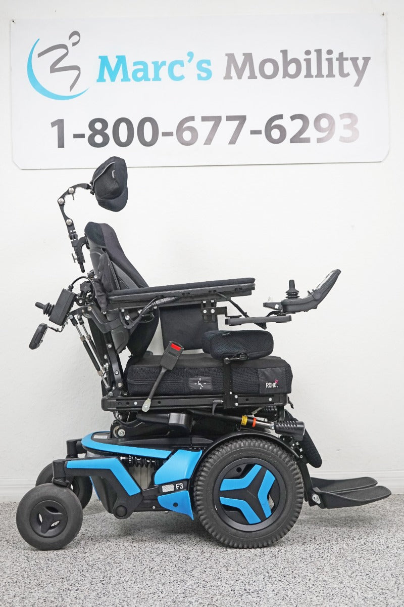 Permobil F3 Power Wheelchair 12" Seat Lift, Tilt, Recline, Legs & Anterior Tilt - 5669