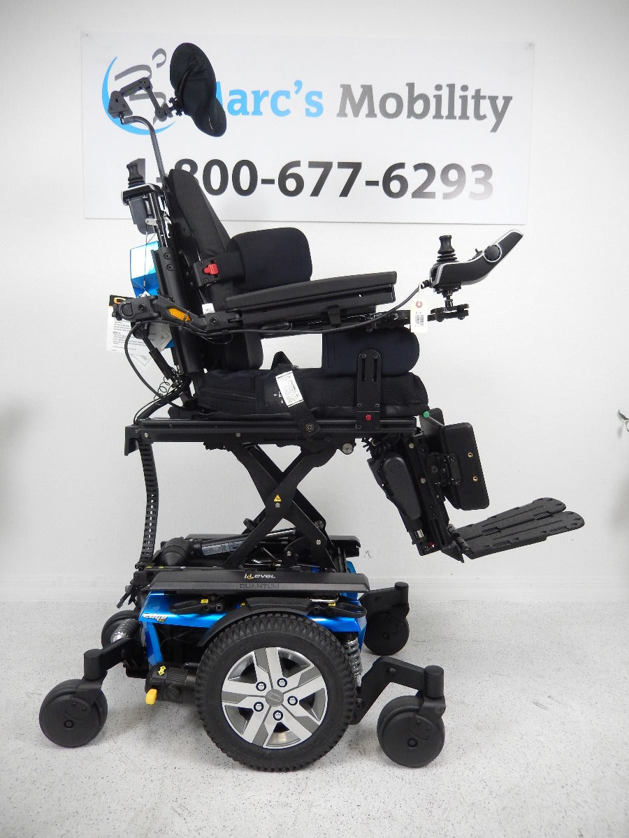 Quantum 6 Edge 2.0 Power Wheelchair 12 in Seat Lift, Recline, Tilt, Legs #2863