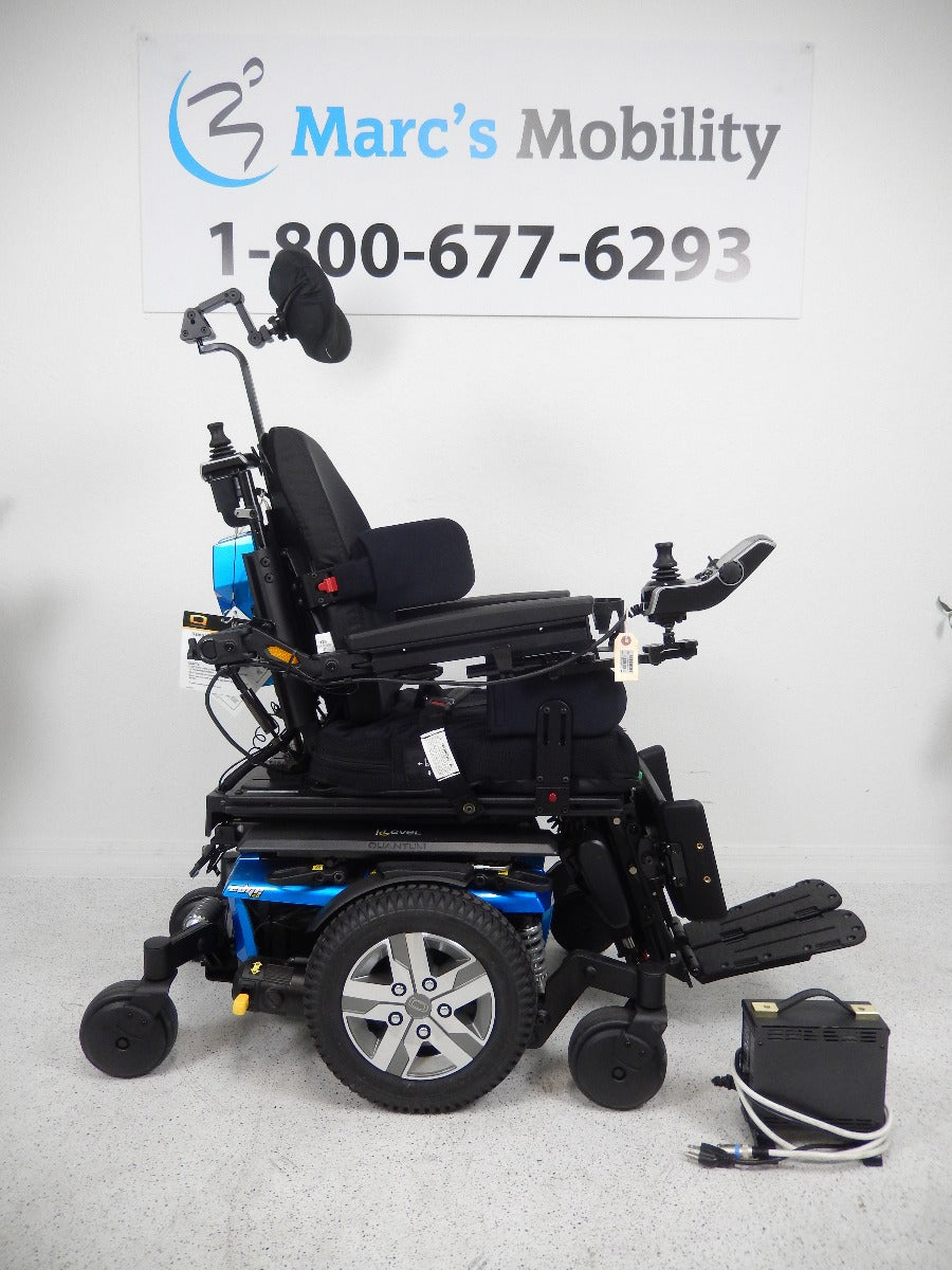 Quantum 6 Edge 2.0 Power Wheelchair 12 in Seat Lift, Recline, Tilt, Legs #2863