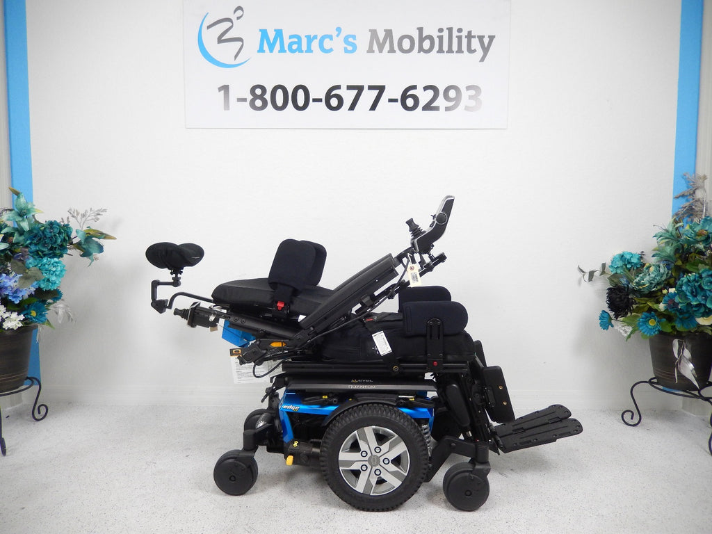 Quantum 6 Edge 2.0 Power Wheelchair 12 in Seat Lift, Recline, Tilt, Legs #2863