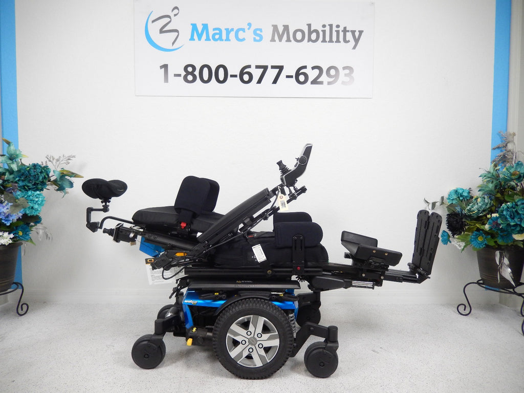 Quantum 6 Edge 2.0 Power Wheelchair 12 in Seat Lift, Recline, Tilt, Legs #2863