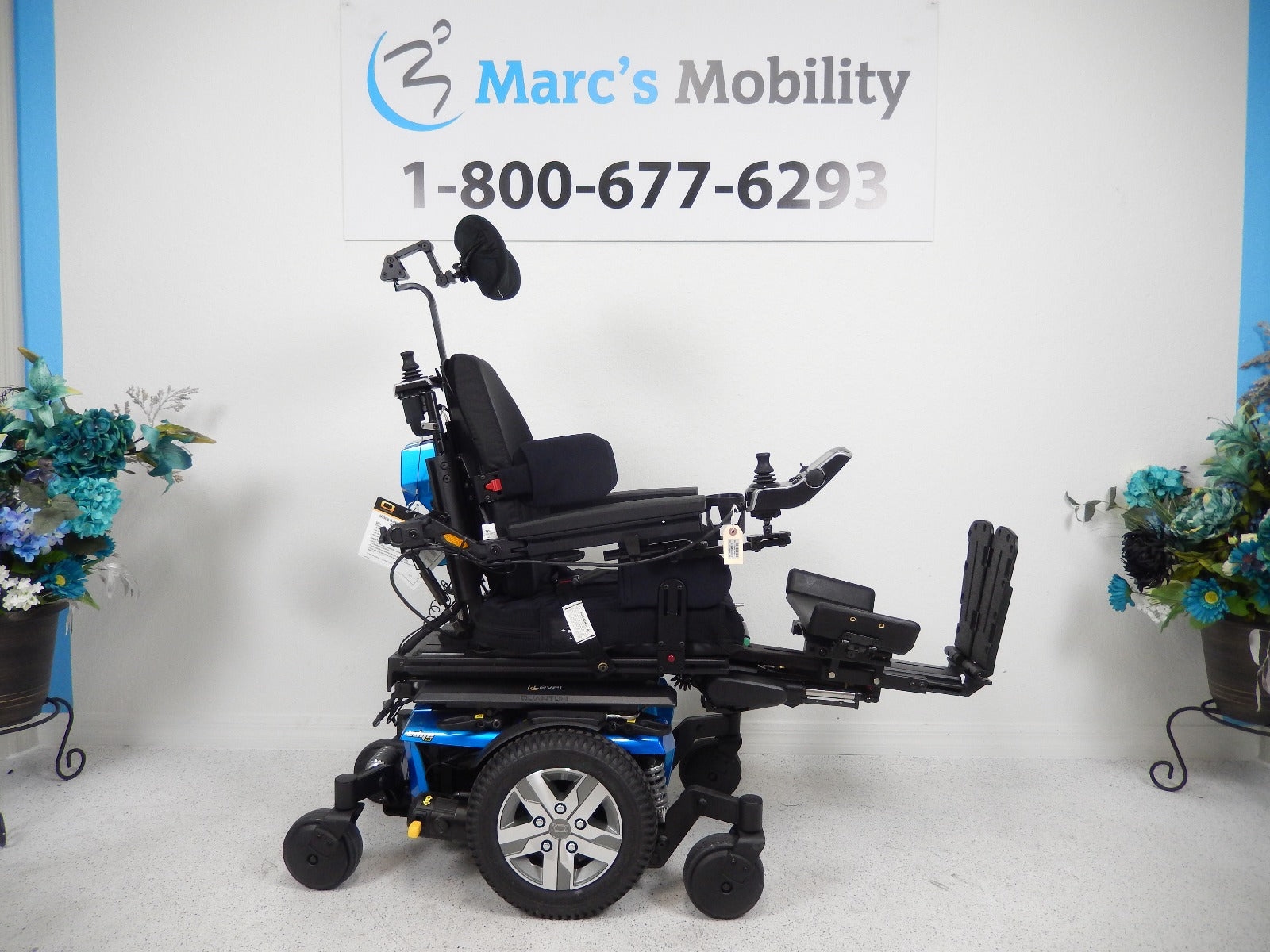 Quantum 6 Edge 2.0 Power Wheelchair 12 in Seat Lift, Recline, Tilt, Legs #2863