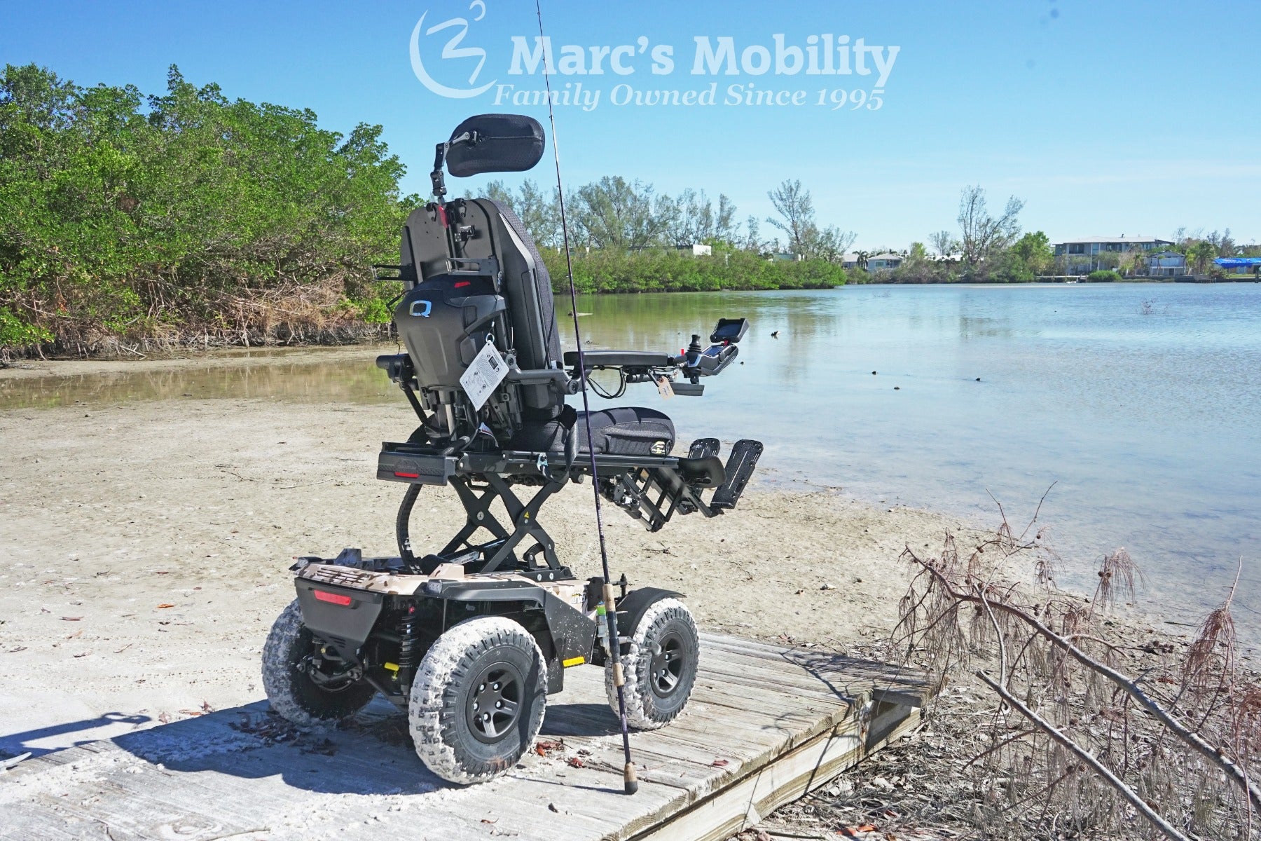LCWモデル　AMRORTEC 900 Power Quantum Outback – All-Terrain Power Wheelchair – Marc's Mobility