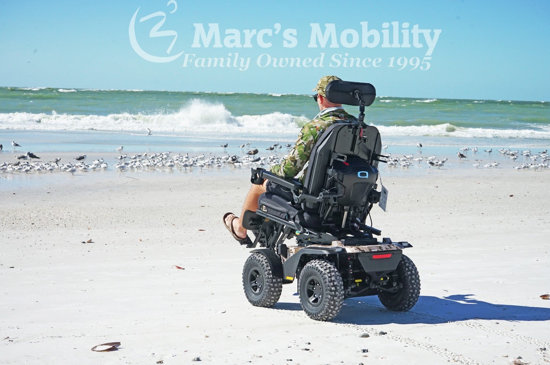 Quantum Outback – All-Terrain Power Wheelchair – Marc's Mobility