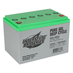 Wheelchair Interstate Battery - 60 Amp 12 Volt Gel Deep Cycle (Pair)