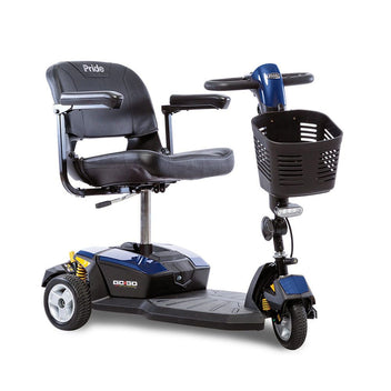 Pride Go-Go LX - CTS Suspension - 3 Wheel Portable Mobility Scooter