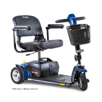 Pride Go-Go Sport 3-Wheel Travel Mobility Scooter