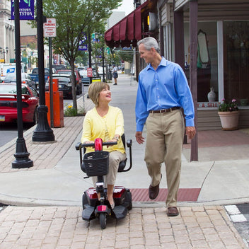 Pride Go-Go LX - CTS Suspension - 3 Wheel Portable Mobility Scooter