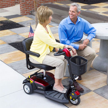 Pride Go-Go LX - CTS Suspension - 3 Wheel Portable Mobility Scooter