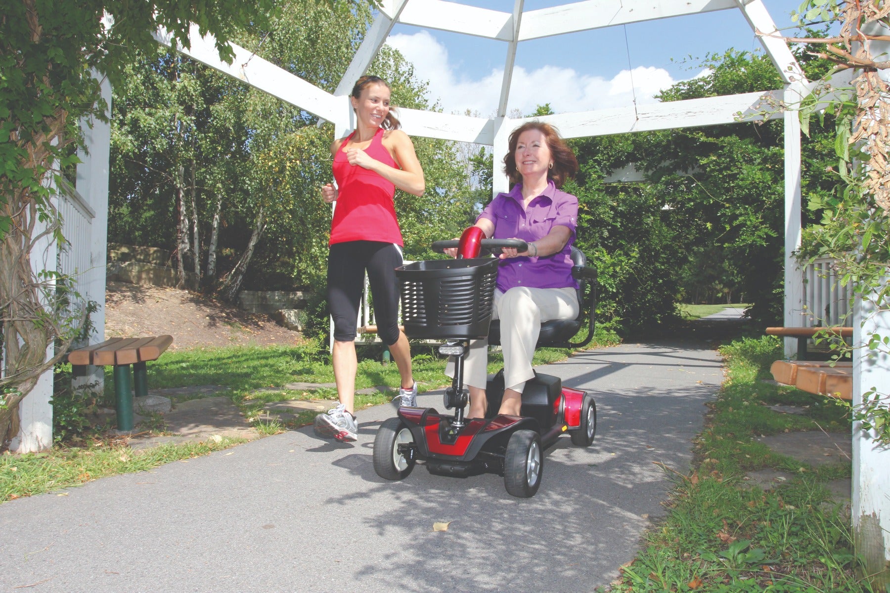 Pride Go-Go Sport 4-Wheel Scooter w EZ Turn