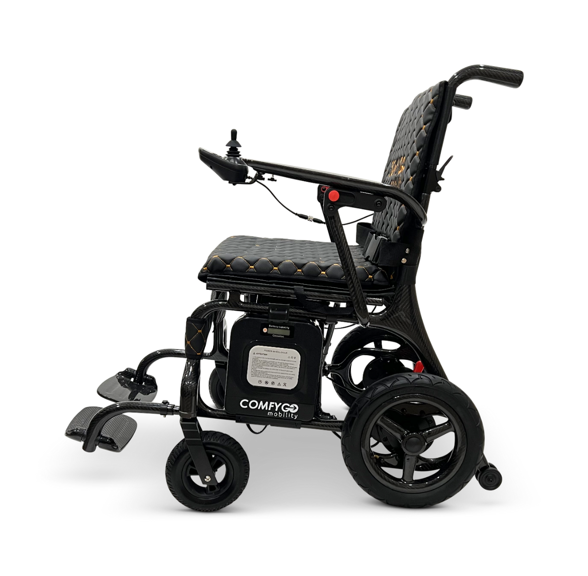 Phoenix Carbon Fiber Electric Wheelchair: Lightweight, Long-Range, Airline Approved - ComfyGo