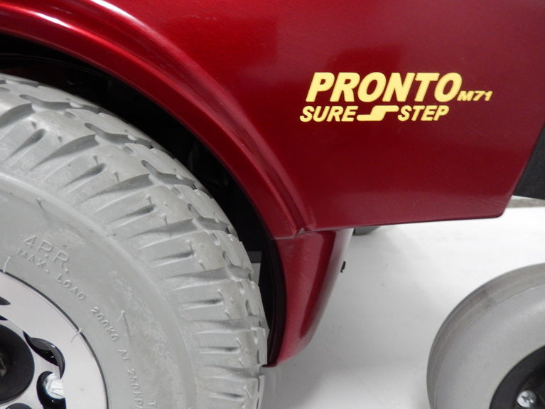 Invacare Pronto M71 Power Chair - Used Wheelchairs (Red)