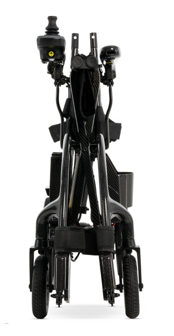 Jazzy Carbon 27X folded wheelchair