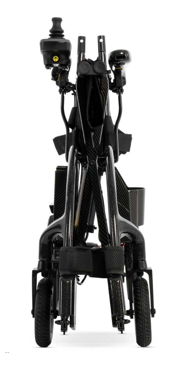 Jazzy Carbon 27X folded wheelchair