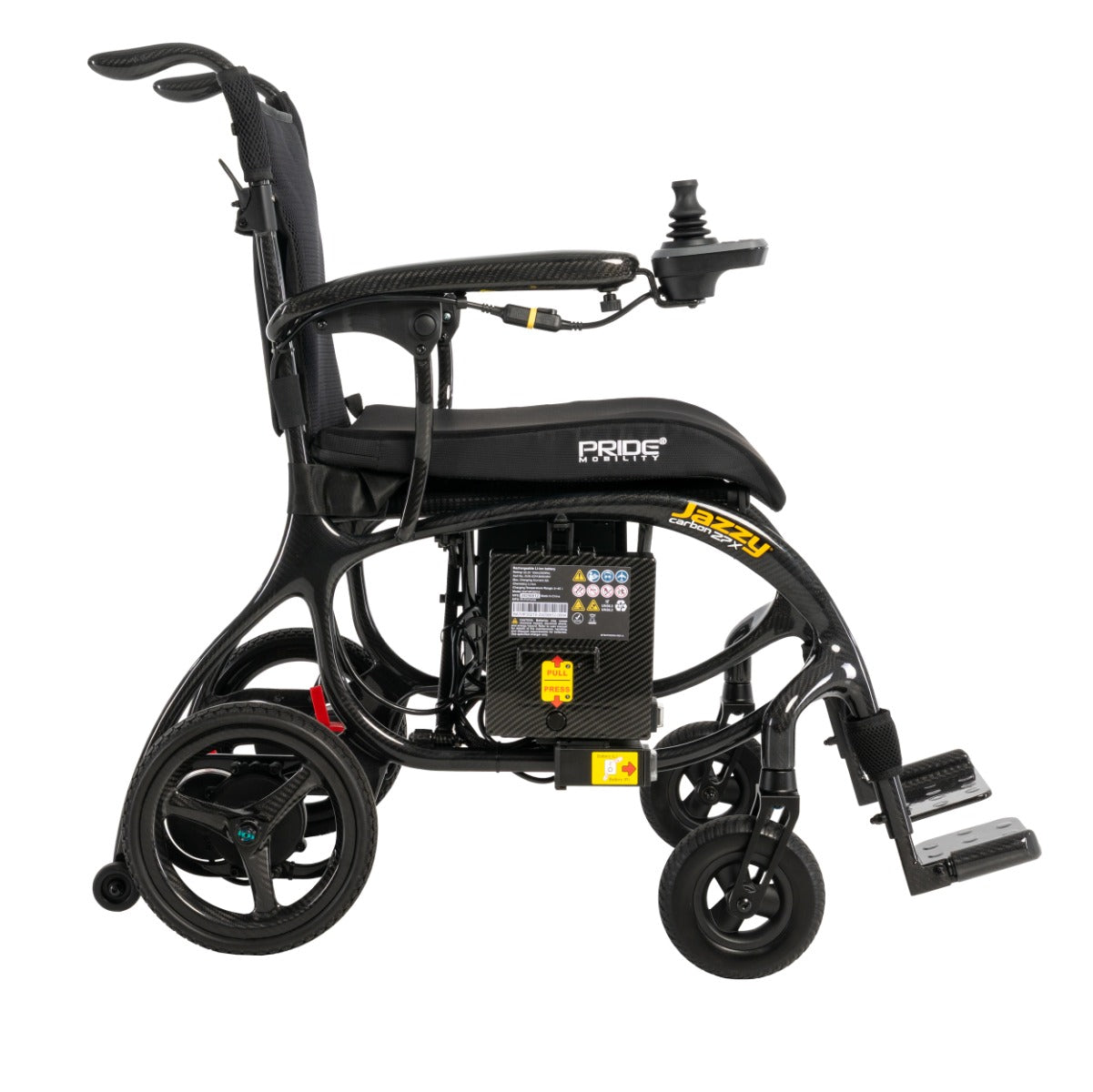 Jazzy Carbon 27X – 27.5 lb Folding Power Wheelchair – Marc's Mobility