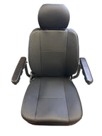 Black Vinyl High Back Seat (18" - 22" Wide) - Pride Victory Scooter
