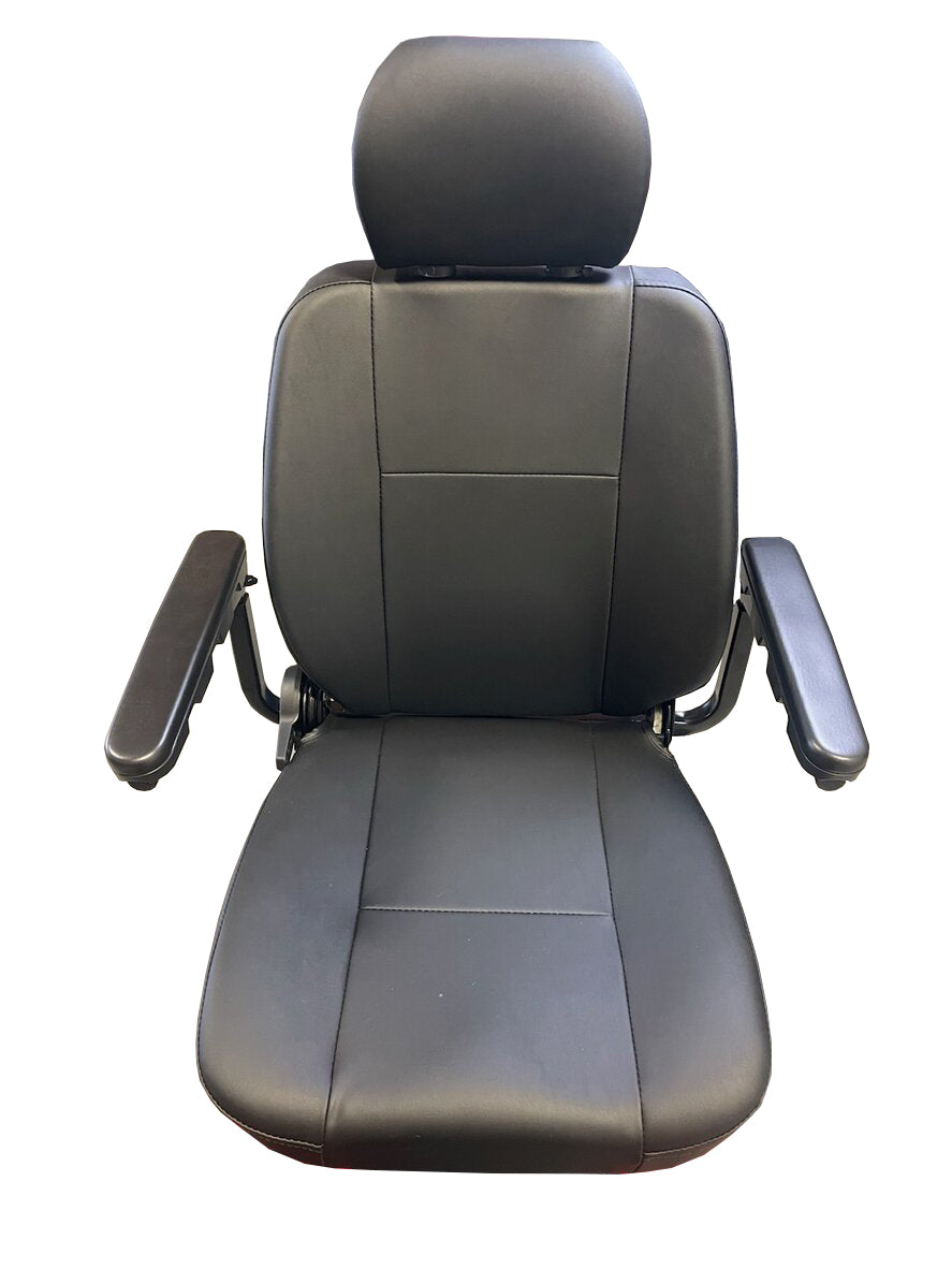Black Vinyl High Back Seat (18" - 22" Wide) - Pride Victory Scooter
