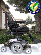 Permobil M300 HD Power Chair with TILT, RECLINE, LEGS & SEAT LIFT - Used Wheelchairs (Silver)