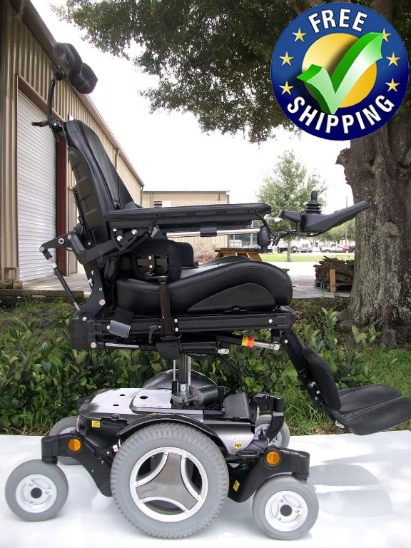 Permobil M300 HD Power Chair with TILT, RECLINE, LEGS & SEAT LIFT - Used Wheelchairs (Silver)