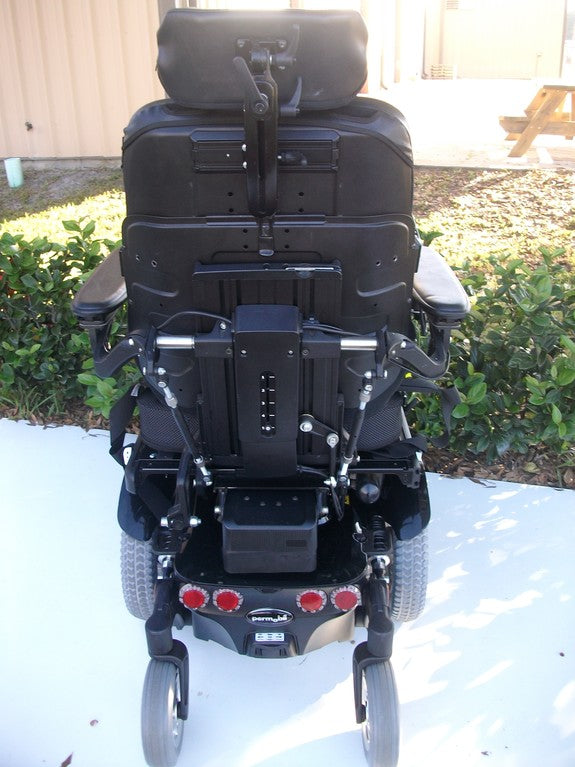 Permobil M300 Power Chair with TILT, RECLINE, LEGS & SEAT LIFT - Used Wheelchairs (Black)