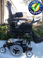 Permobil M300 Power Chair with TILT, RECLINE, LEGS & SEAT LIFT - Used Wheelchairs (Black)