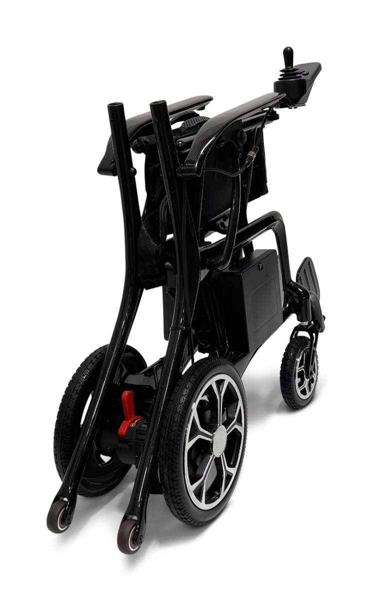 Phoenix Carbon Fiber Electric Wheelchair: Lightweight, Long-Range, Airline Approved - ComfyGo