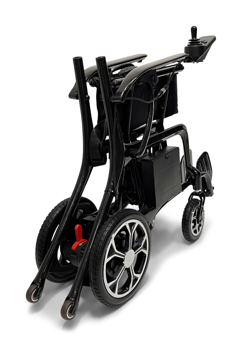 Phoenix Carbon Fiber Electric Wheelchair: Lightweight, Long-Range, Airline Approved - ComfyGo