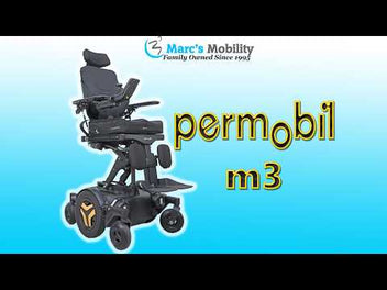 Permobil M3 Power Wheelchair 12" Seat Lift, Tilt, Recline, Legs & Anterior Tilt - 9078