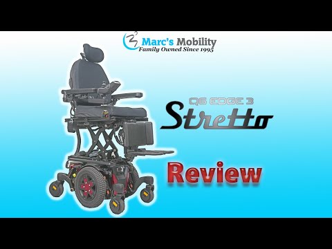 Quantum Edge 3 Stretto Fully Loaded Powerchair in Red - Review # 7890
