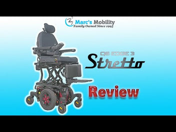 Quantum Edge 3 Stretto Fully Loaded Powerchair in Red - Review # 7890