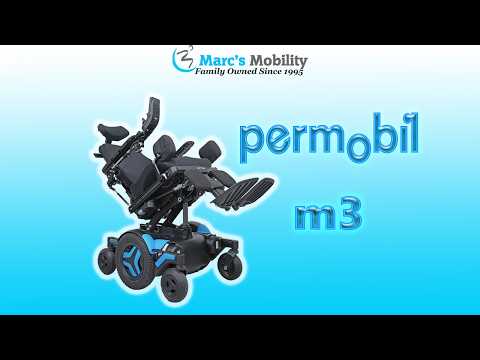Permobil M3 Power Wheelchair Tilt, Recline & Legs - 9081