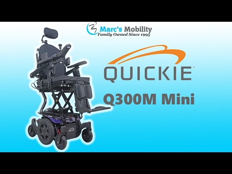 Quickie Q300m Mini Powerchair with 12" Seat Lift, Tilt, & Legs - Review # 8537
