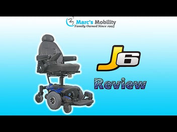 Jazzy J6 Powerchair with 5" Seat Lift in Blue - Review # 8358