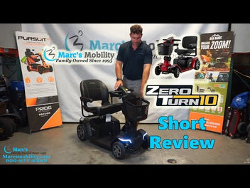 Pride Zero Turn 10 - Short Review - 4 Wheel Mobility Scooter with Small Turn Radius