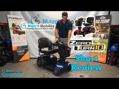 Pride Zero Turn 10 - Short Review - 4 Wheel Mobility Scooter with Small Turn Radius