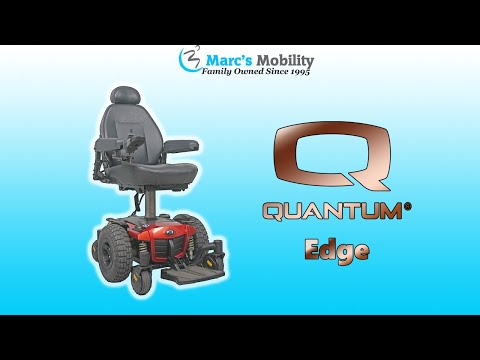 Quantum Edge Powerchair with Large Knobby Tires and a 7" Seat Lift - Review # 8133
