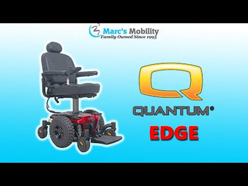 Quantum Edge Powerchair with 7" Seat Lift and Large Off-Road Tires - Review # 8496