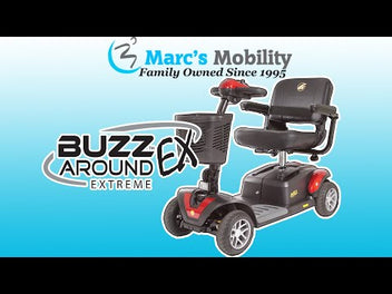 Buzzaround EX 4 Wheel Mobility Scooter - GB148D - Full Review with Outside Driving