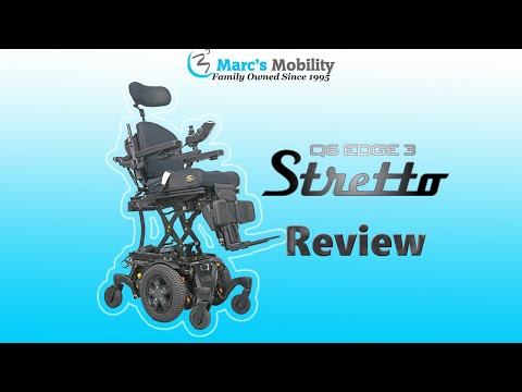 Quantum Edge 3 Stretto Narrow Powerchair Fully Loaded in Grey - Review # 7814