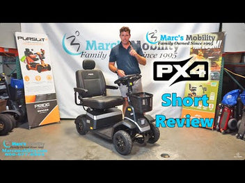Pride PX4 - Short Review - All Terrain Mobility Scooter with 500 lb Capacity!