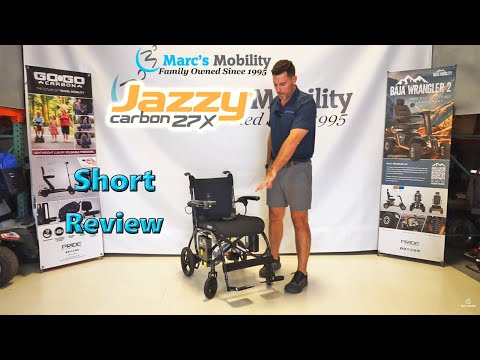 Jazzy Carbon 27X Short Review - Lightweight X Frame Travel Powerchair