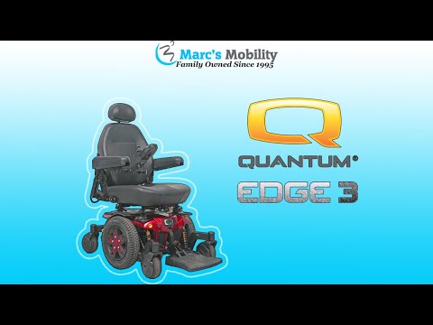 Quantum Edge 3 Basic Power Wheelchair in Red - Review #7353