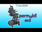 Permobil M3 Power Wheelchair 12" Seat Lift, Tilt, Recline, Legs & Anterior Tilt - 9051